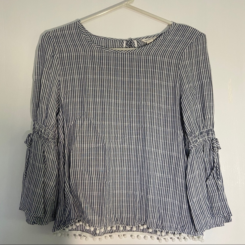 cute striped blouse tunic shirt